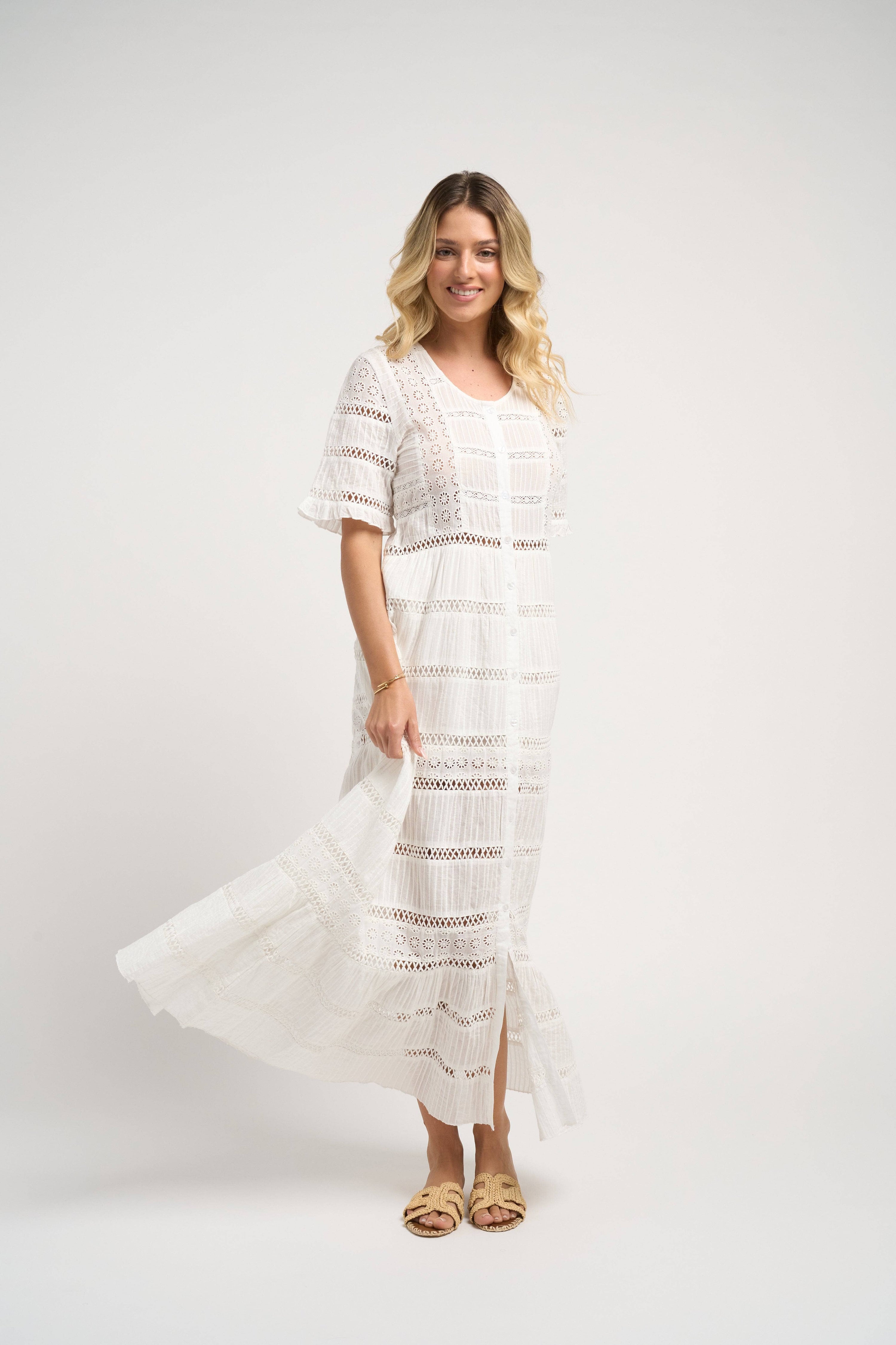 Julieta Dress White