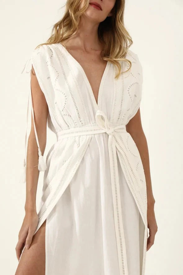Irupe Amazonas Kaftan Off White