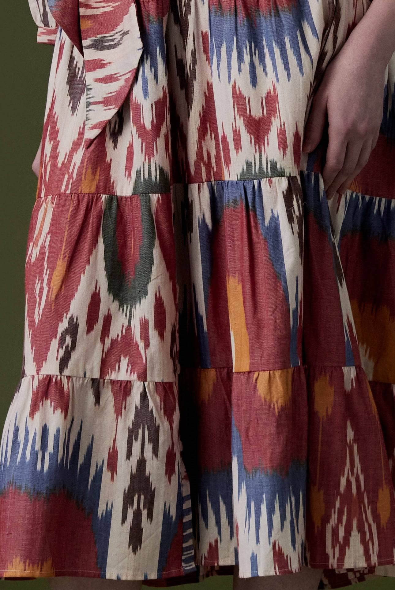 Ariel Ikat Dress Multi