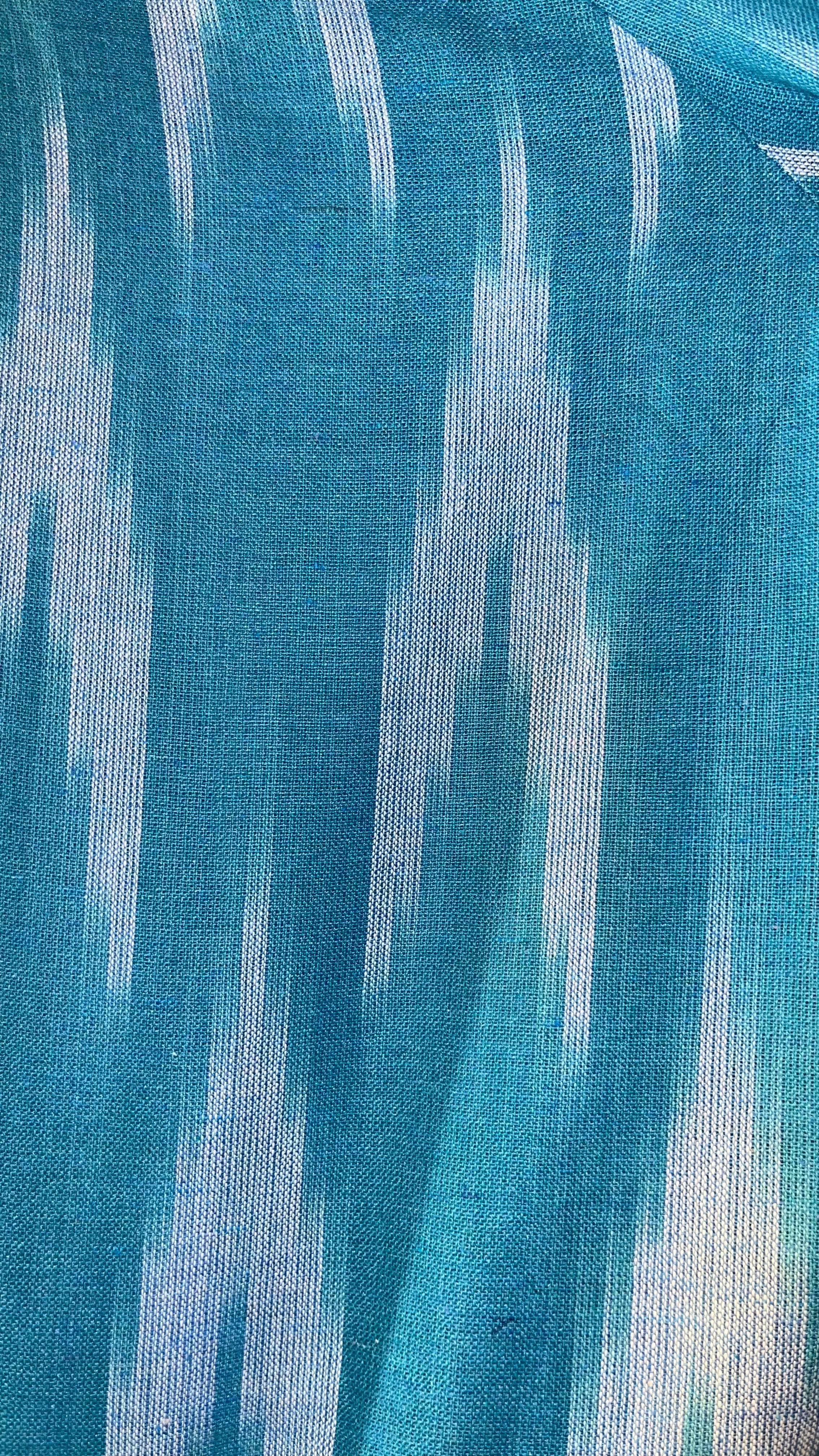 Luciana Ikat Dress Navy Blue