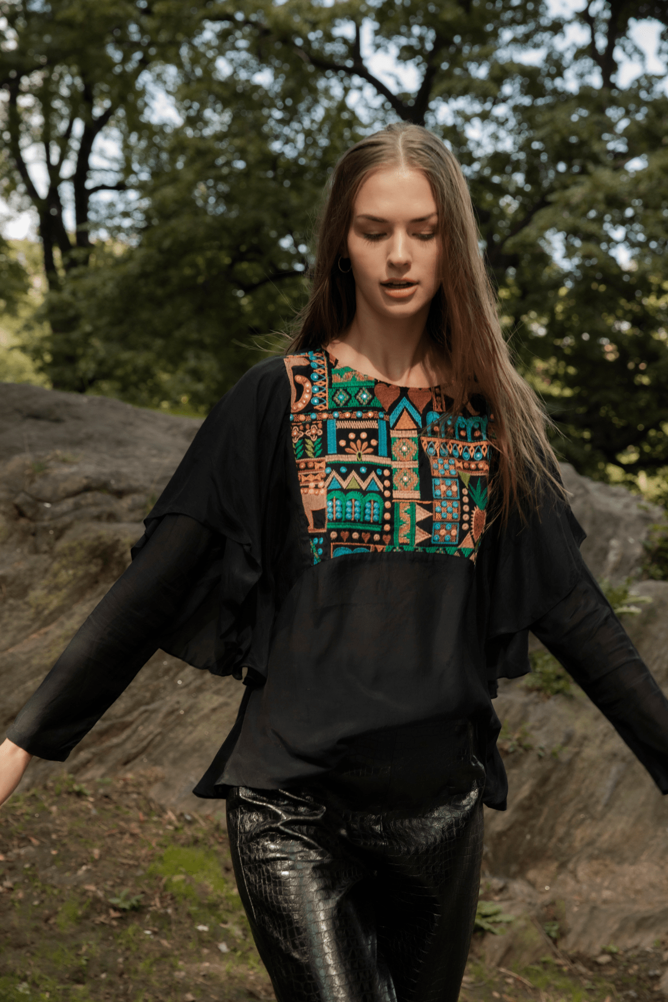 Beatrice Blouse Black