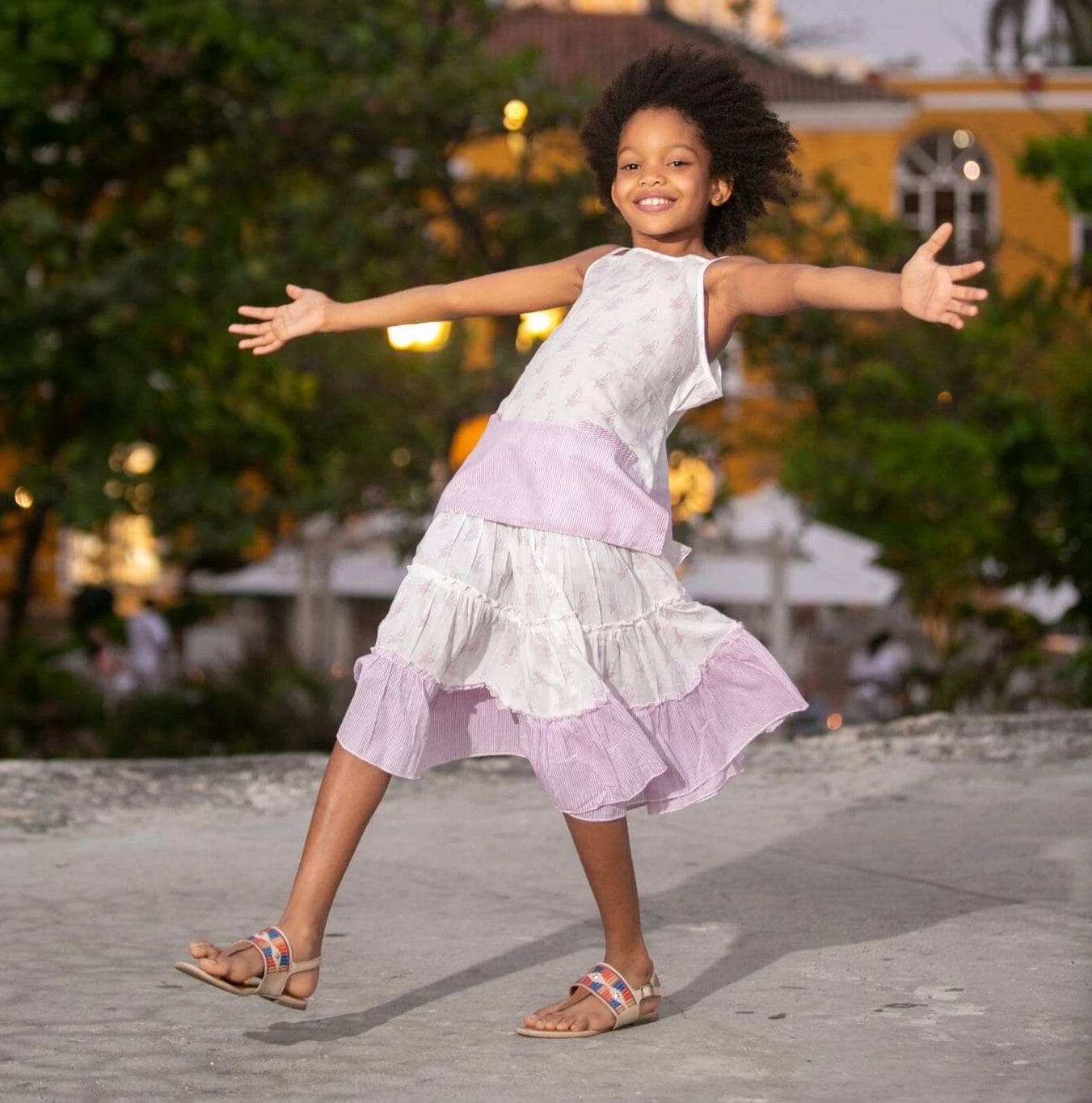 MIA PARROT TOP + AMAZON SKIRT | PURPLE