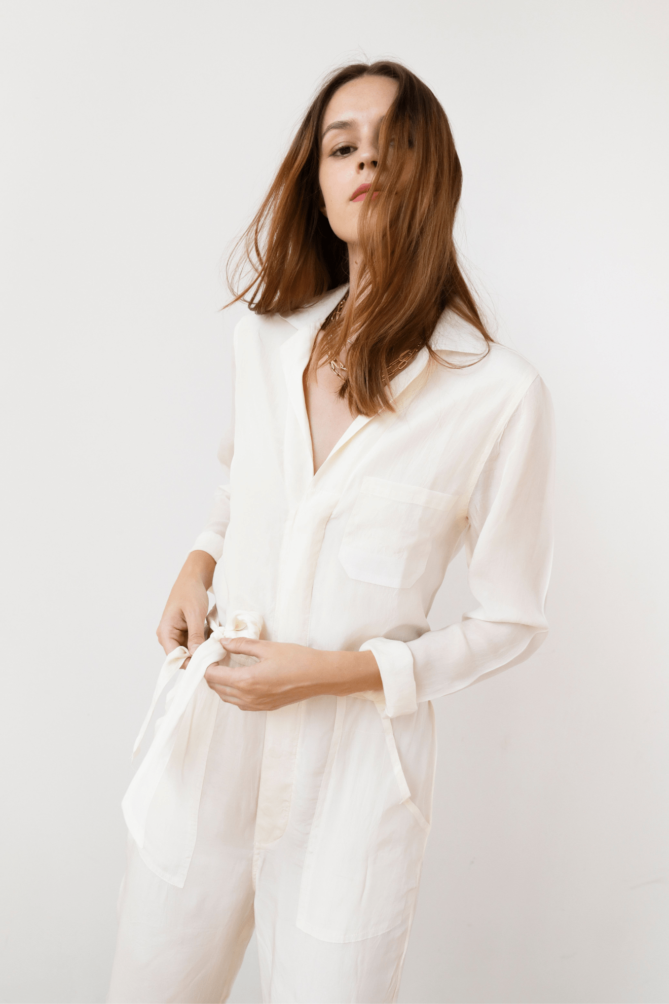 Lydia Jumpsuit White