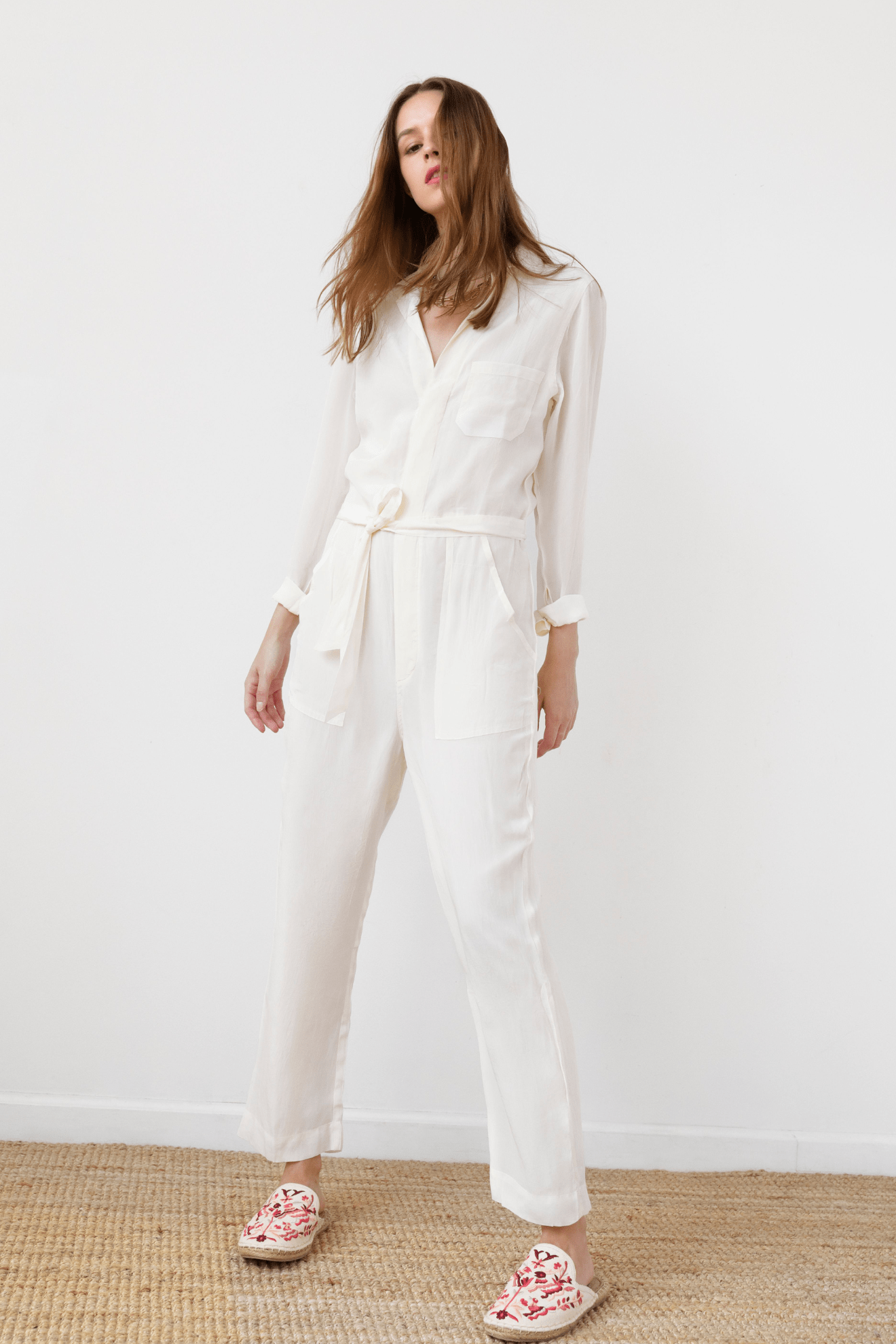 Lydia Jumpsuit White