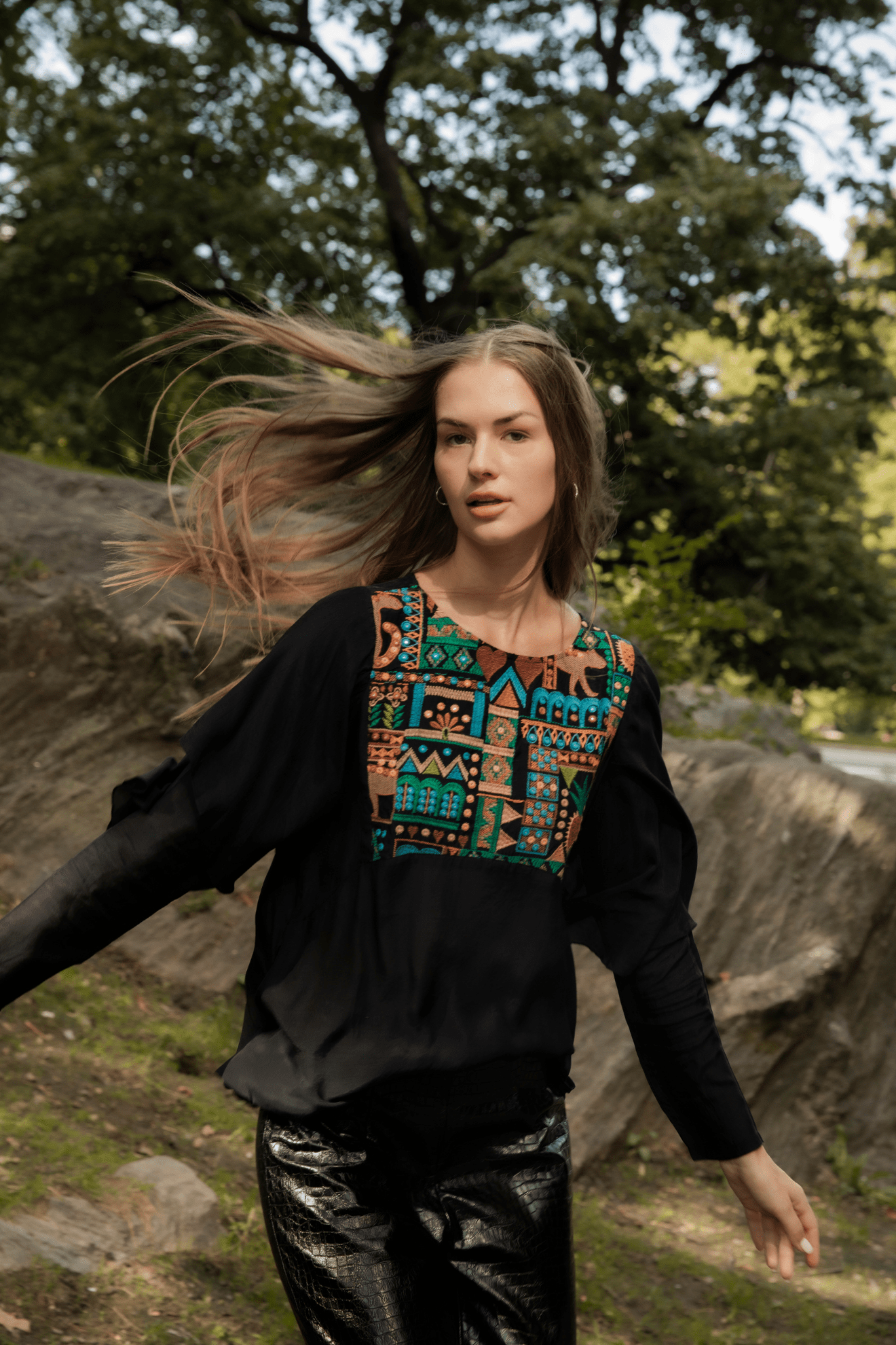 Beatrice Blouse Black