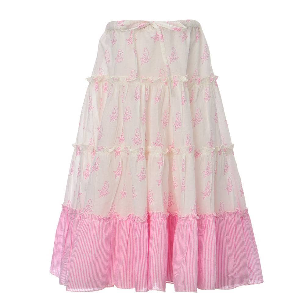 MIA PARROT TOP + AMAZON SKIRT | PINK