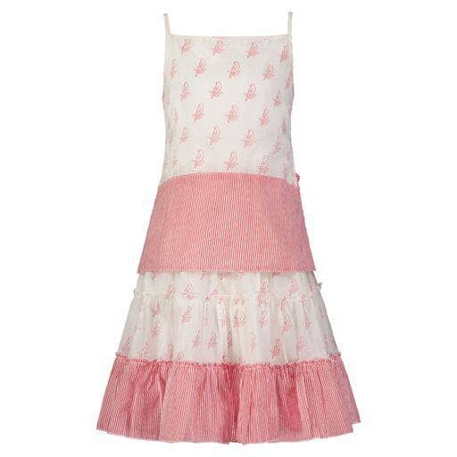 MIA PARROT TOP + AMAZON SKIRT | RED