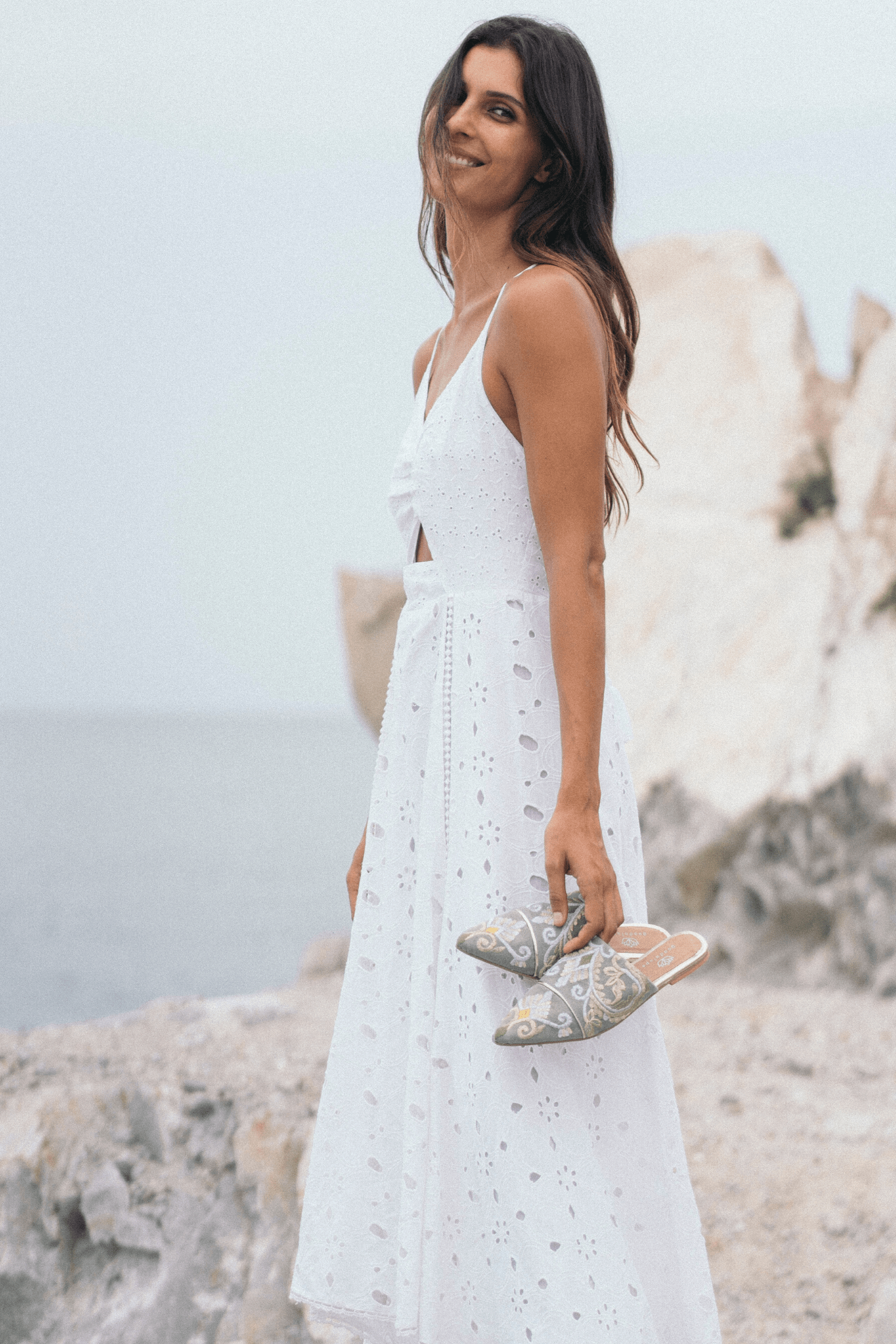 Filomena Dress White