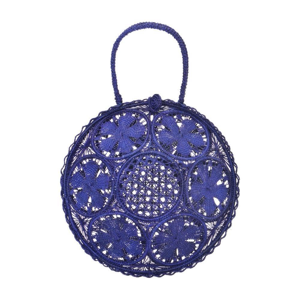 Galapagos Round Basket - Navy