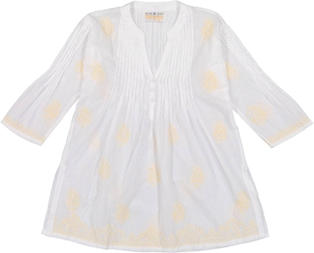 Margarita Pleatted Tunic - Gold
